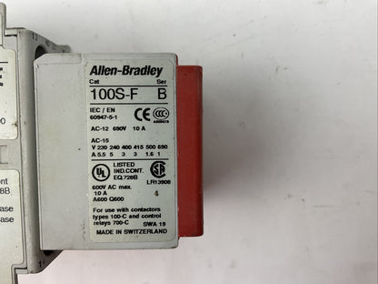 ALLEN BRADLEY 700S-CF620DJC COIL 24VDC 700-CF310D* 600VAC 25A SER A 100S-F SER B