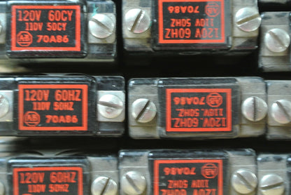 ALLEN-BRADLEY 70A86 COIL SIZE 0 Ser. K 120V / 60Hz, 110V / 50Hz - LOT of 5 NEW