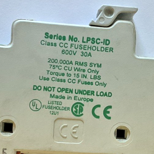 LITTELFUSE LPSC-ID FUSE HOLDER 600V 30A  ****LOTOF3****