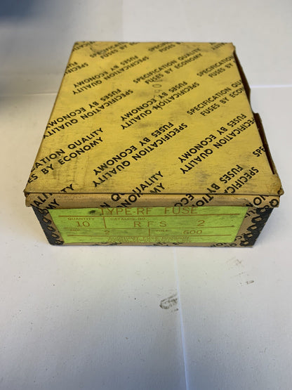 Economy Fuse RFS2 2A 600V Fuse "Lot of 10"