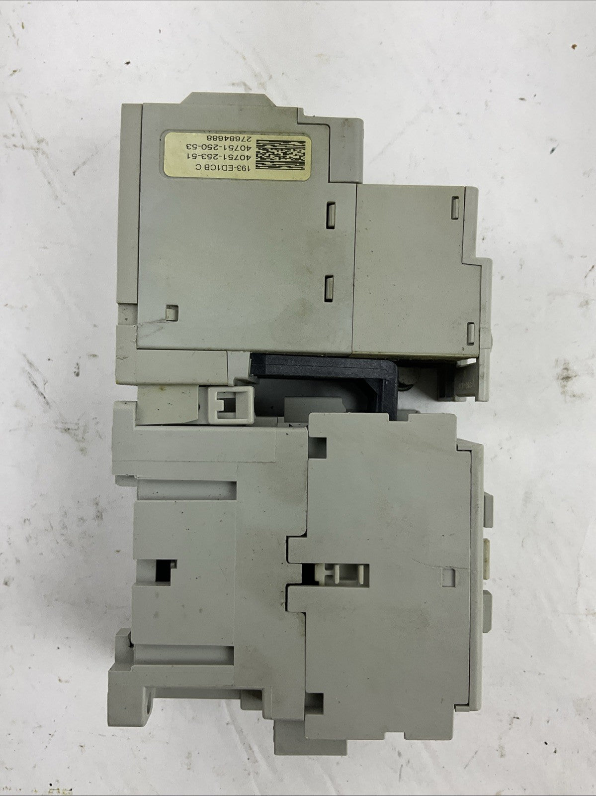 ALLEN BRADLEY STARTER (100-C09*10 CONTACTOR 120V COIL+193-ED1CB RELAY 1.0-5.0A)