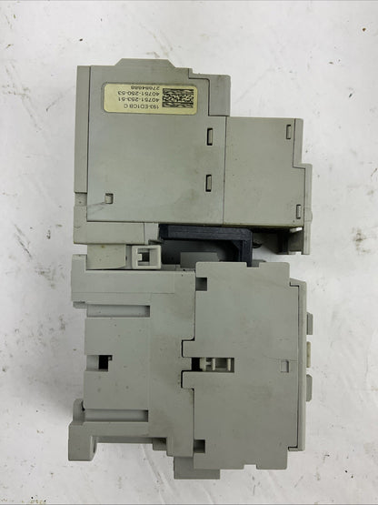 ALLEN BRADLEY STARTER (100-C09*10 CONTACTOR 120V COIL+193-ED1CB RELAY 1.0-5.0A)