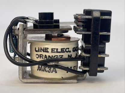 LINE ELECTRIC MK3A RELAY COIL 115VAC