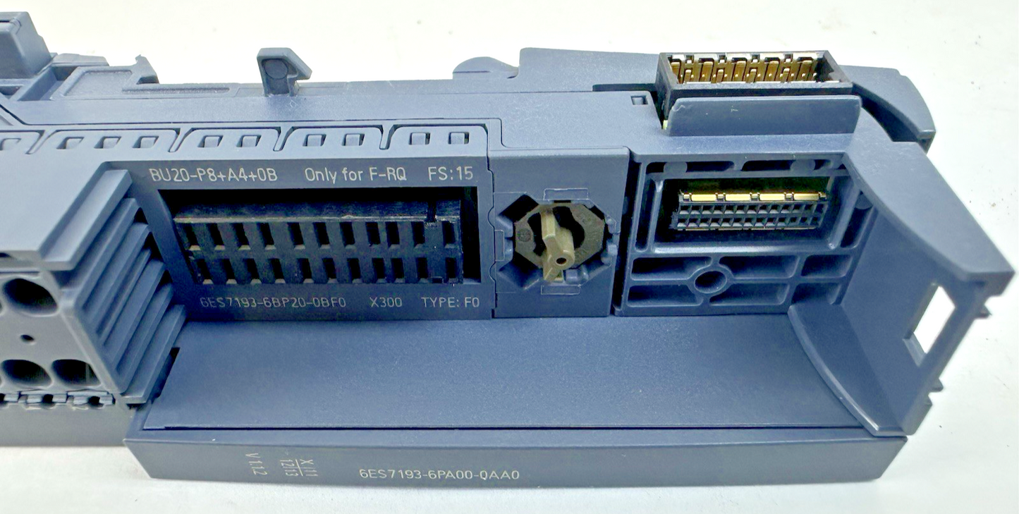 SIEMENS 6ES7 193-6BP20-0BF0 SIMATIC ET 200SP BASE UNIT