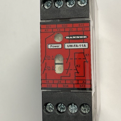 BANNER UM-FA-11A SAFETY MODULE 24VAC/DC 200W 1750VA