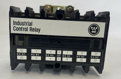 WESTINGHOUSE AR600AR INDUSTRIAL CONTROL RELAY 600VAC 10A 176C663G01 COIL 120V