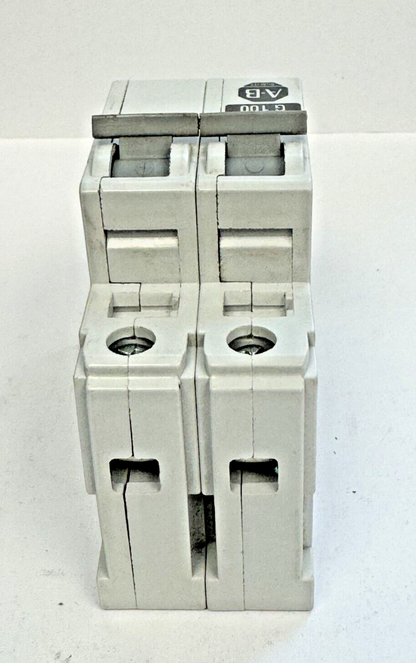 ALLEN-BRADLEY - 1492-CB2-G100 SER. C - MOTOR CONT. - 2P, 10 A, 277 V, 3 HP, 1 PH