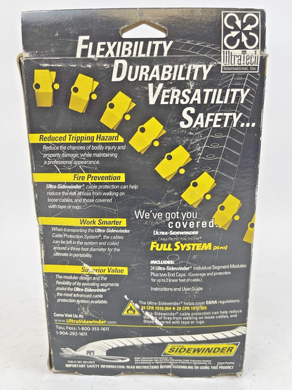ULTRATECH - 14N916 - ULTRA SIDEWINDER CABLE PROTECTION SYSTEM 3' - BONUS 10" INC