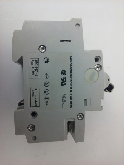 ABB S273, CIRCUIT BREAKER, K 16A, 3POLE, 277/480VAC, MAX 440, 10KA, VDE0660, NEW