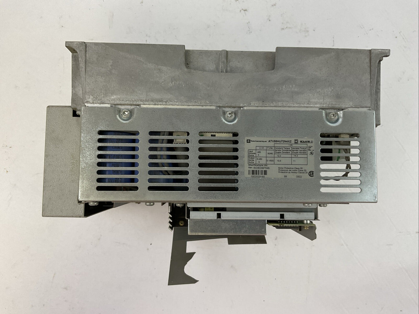 TELEMECANIQUE ATV58HU72N4XZ AC DRIVE 460V V5.3
