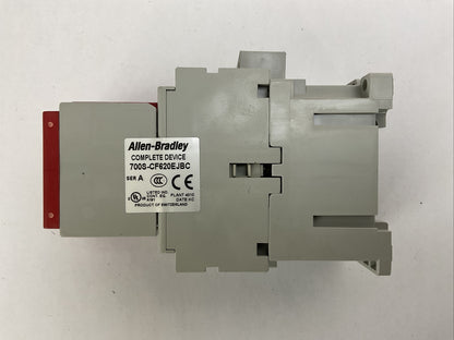 ALLEN BRADLEY 700S-CF620EJBC CONTACTOR 600VAC COIL 24VDC (700-CF310E* + 100S-F)