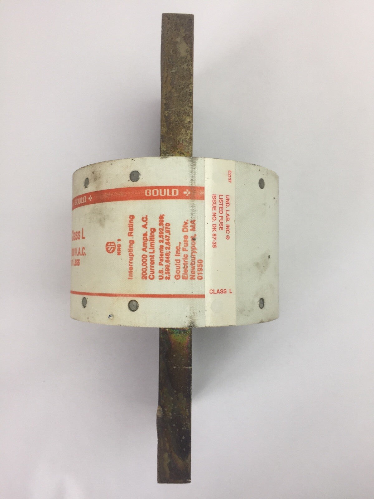 GOULD SHAWMUT AMPTRAP A4BY3500 FUSE 3500AMP 600VAC CLASS L FORM 480