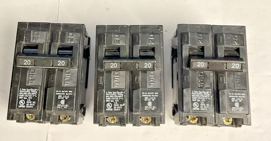 MURRAY MP220 CIRCUIT BREAKER 20A 2POLES 60HZ 240VAC****LOTOF3****