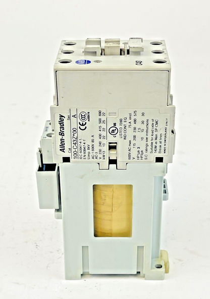 ALLEN BRADLEY - 100-C43Z*00 SER. A 25VDC COIL - 100-S SER. B - 100-FSD250 SER. A
