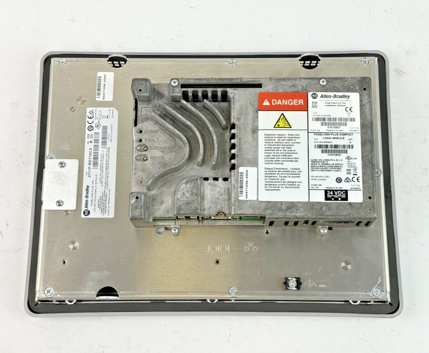 ALLEN-BRADLEY - 2711PC-T10C4D8 SER. A - PANELVIEW PLUS 1000 ASSEMBLED TERMINAL