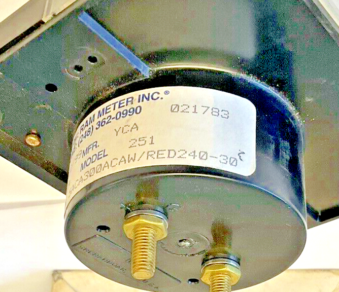 YOKOGAWA 251 RAM METER 5ACA300ACAW/RED240-30  0-5ACA