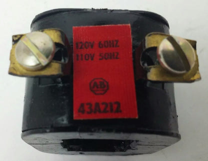 ALLEN BRADLEY 43A212, COIL, 120V @ 60HZ, 110V @ 50HZ, RENEWAL PARTS