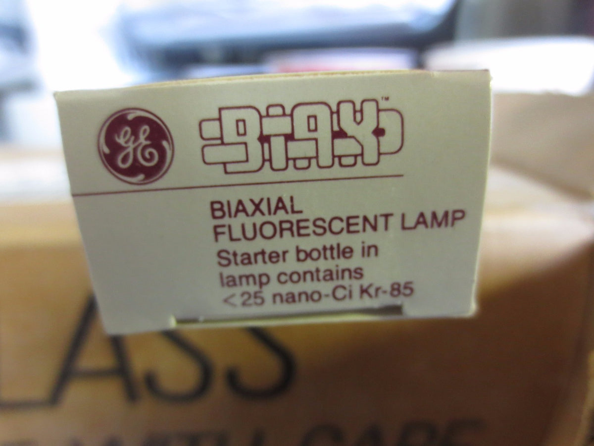 GE F13BX/SPX27 13-WATT BIAXIAL FLUORESCENT LAMP - NEW SURPLUS - LOT of 9