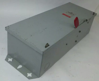 WESTINGHOUSE HUN323 NON FUSIBLE SAFETY SWITCH 100A 240V 3PH 30HP TYPE 1 INDOOR