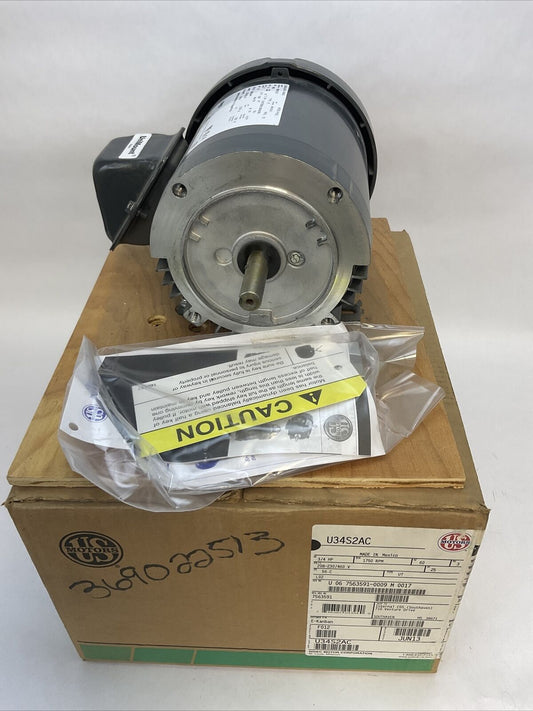 US MOTORS U34S2AC MOTOR 3/4HP 1750RPM 3PH 208-230/460V 2.70-2.70/1.40AMP
