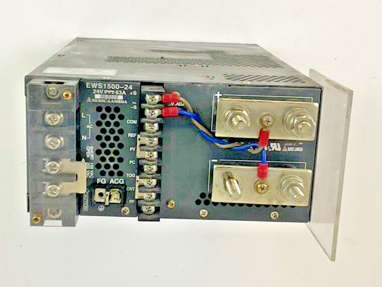 NEMIC-LAMBDA EWS1500-24 POWER SUPPLY 63A 24VDC 240VAC 2055WATT 50/60HZ