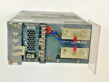 NEMIC-LAMBDA EWS1500-24 POWER SUPPLY 63A 24VDC 240VAC 2055WATT 50/60HZ