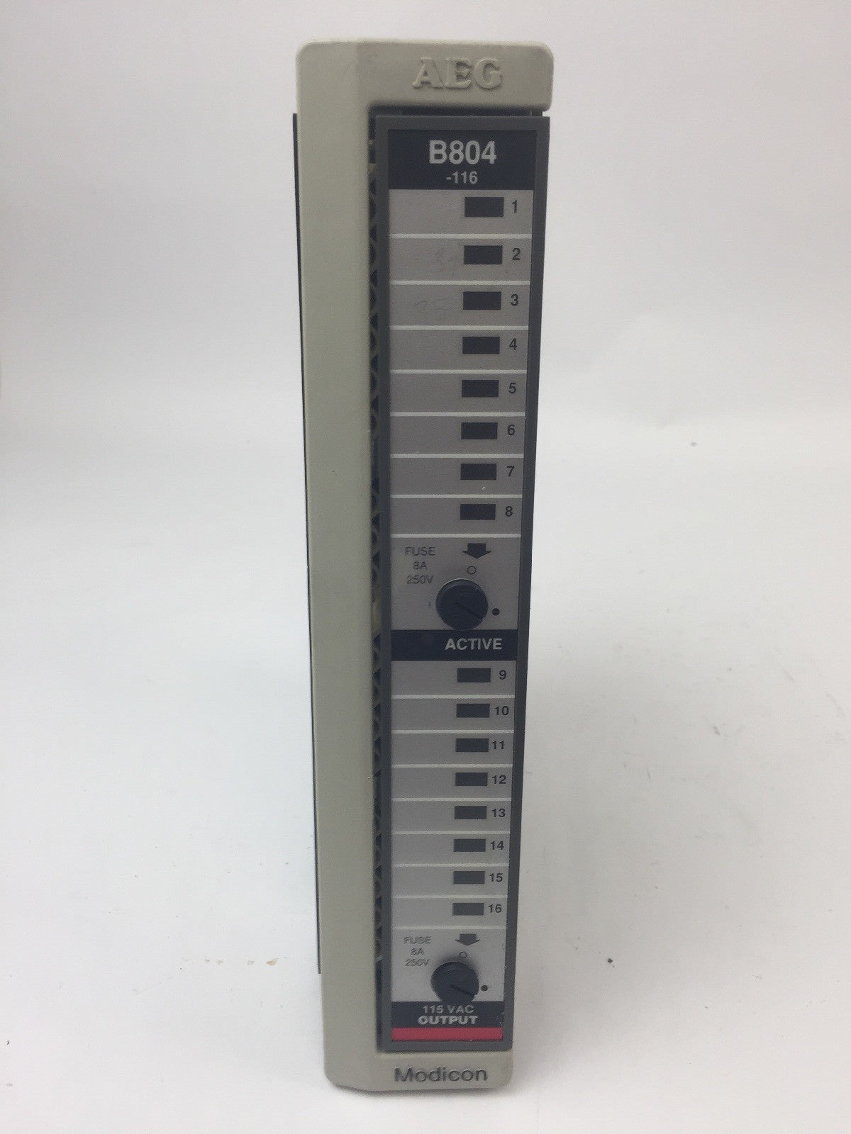 AEG MODION SCHNEIDER AS-B804-116 OUTPUT MODULE 115VAC