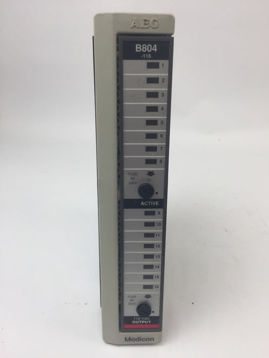 AEG MODION SCHNEIDER AS-B804-116 OUTPUT MODULE 115VAC