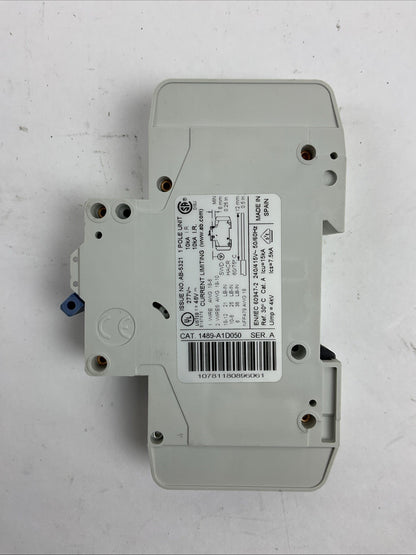 ALLEN BRADLEY 1489-A1D050 SER A INDUSTRIAL CIRCUIT BREAKER 277VAC 5A (LOT OF 2)