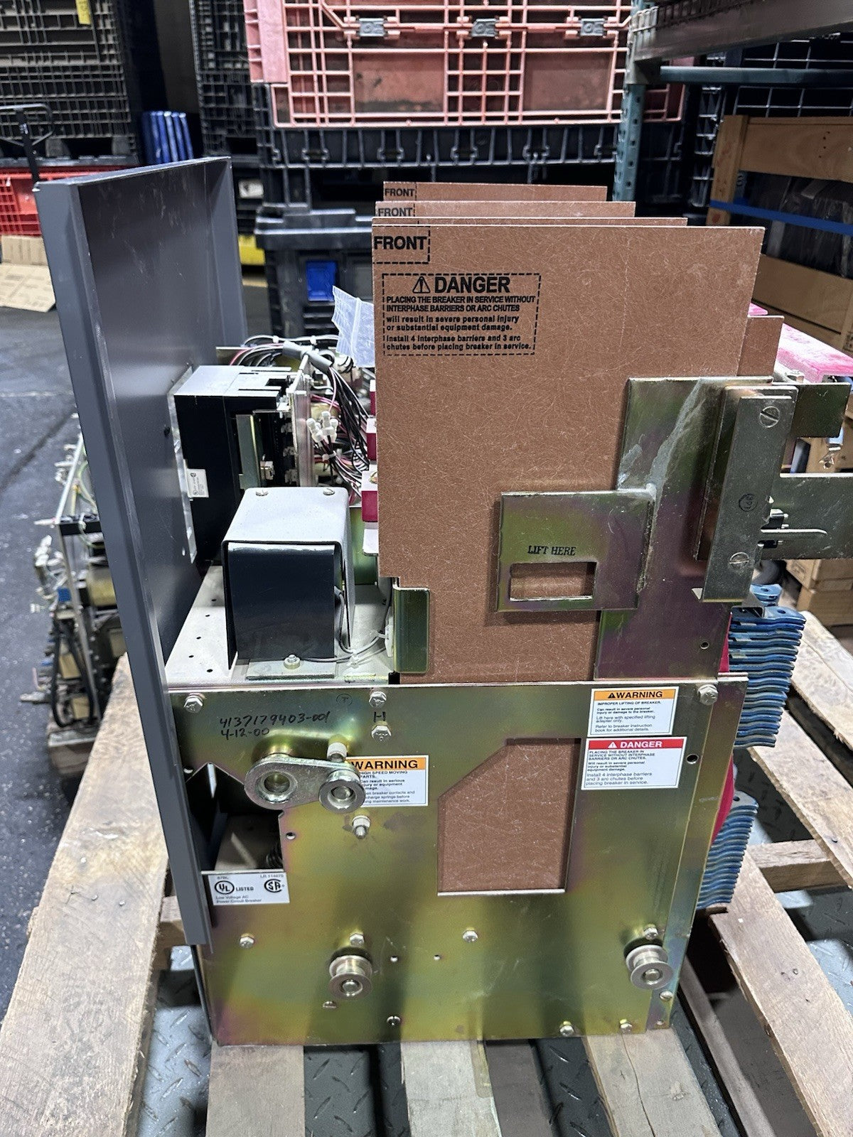 CUTLER HAMMER DS632 CIRCUIT BREAKER 3200 AMP 635V W/DIGITRIP RMS 810 S86LSIG (D)
