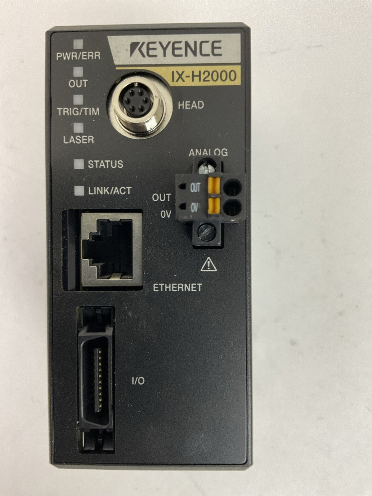 KEYENCE IX-H2000 LASER DISPLACEMENT SENSOR INPUT 24VDC CLASS 2 1.9A