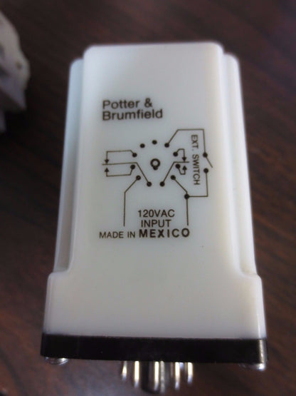 POTTER & BRUMFIELD CKB-38-78180 TIME DELAY RELAY 1.8 to 180 SEC 10A, 240VAC