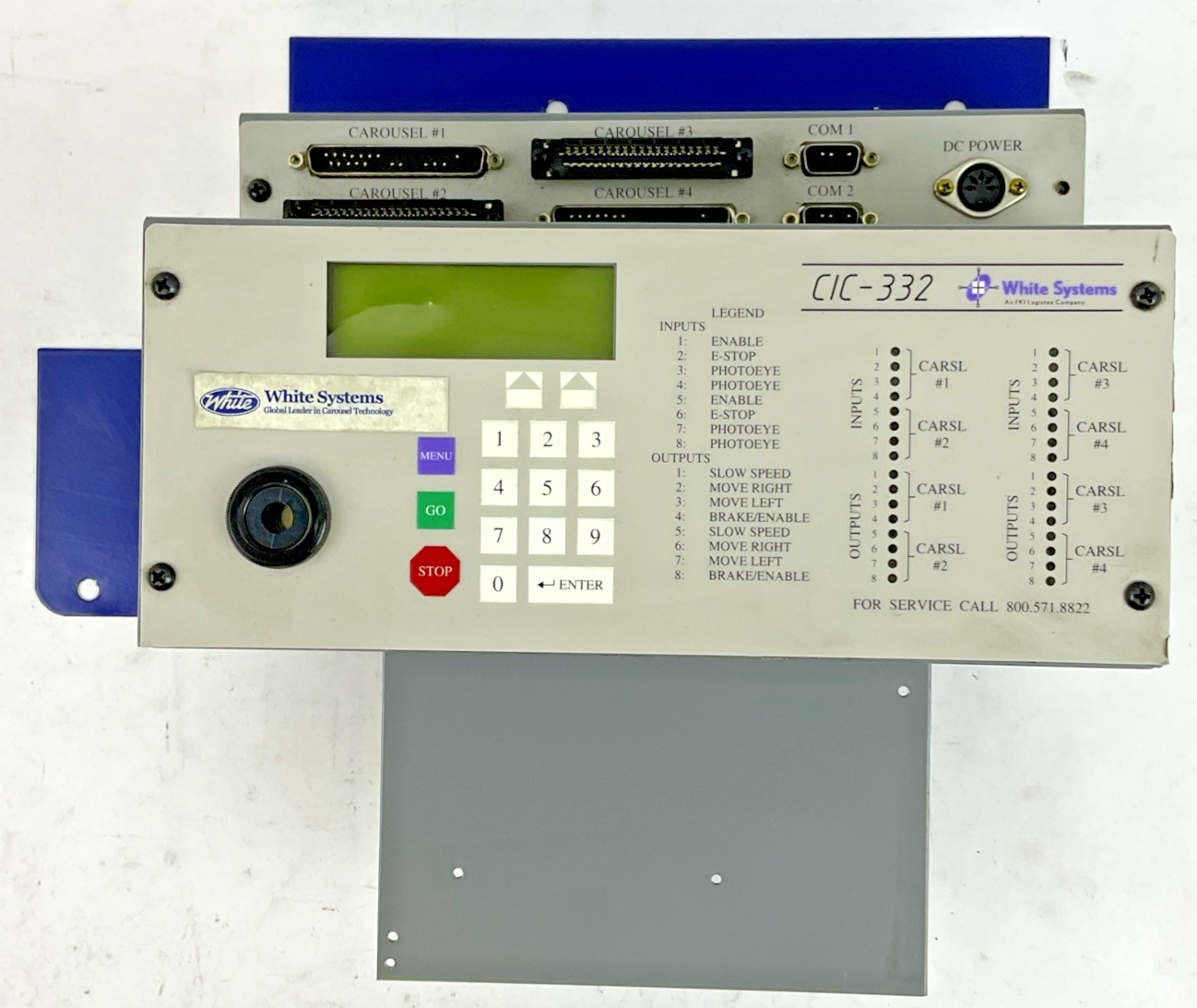 WHITE SYSTEMS CIC-332 CAROUSEL STORAGE SYSTEM
