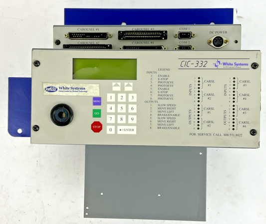 WHITE SYSTEMS CIC-332 CAROUSEL STORAGE SYSTEM