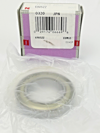 NSK - 6905ZZ - Deep Groove Ball Bearing - 25x42x9mm