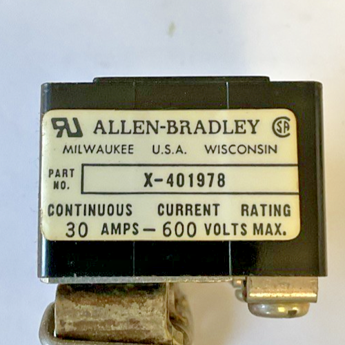 ALLEN BRADLEY X-401978 FUSE HOLDER 30A 600V ***LOTOF2***