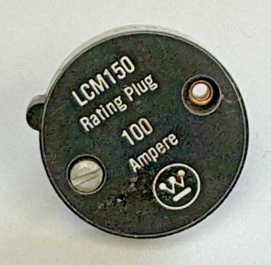 WESTINGHOUSE - 100ALCM - RATING PLUG - LCM150 - 100 AMPERE