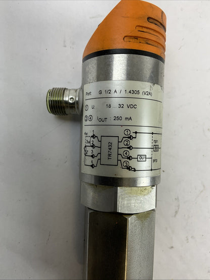 IFM TR7432 TEMPERATURE SENSOR 18...32VDC 350mA SUPPLY CLASS 2