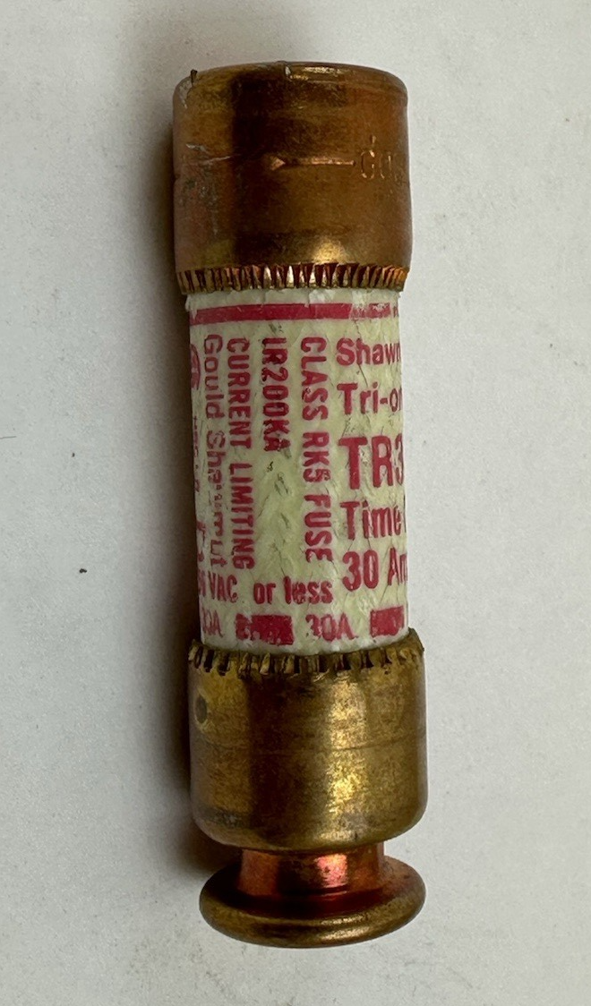 GOULD SHAWMUT TR30R TRI-ONIC FUSE TIME DELAY 30 AMP 250V LOT OF 5