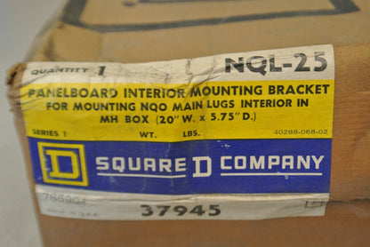 SQUARE D NQL-25 PANELBOARD INTERIOR MOUNTING BRACKET / NEW SURPLUS