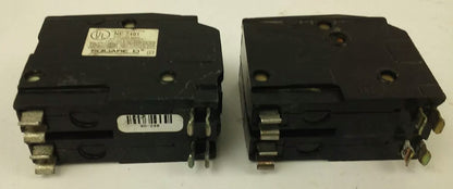 SQUARE D QO240 CIRCUIT BREAKER, 2 POLE, 40 AMP, 120/240V, 10KA, QO, (LOT OF 2)