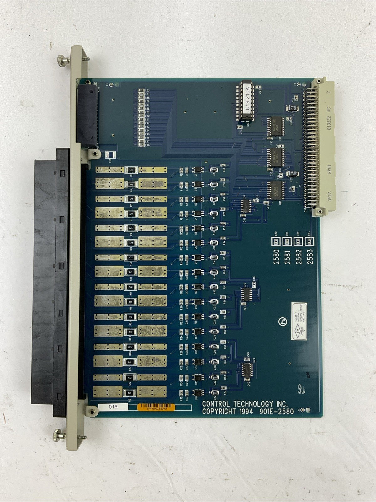CONTROL TECHNOLOGY 901E-2580 ISOLATED 16 PT INPUT MODULE