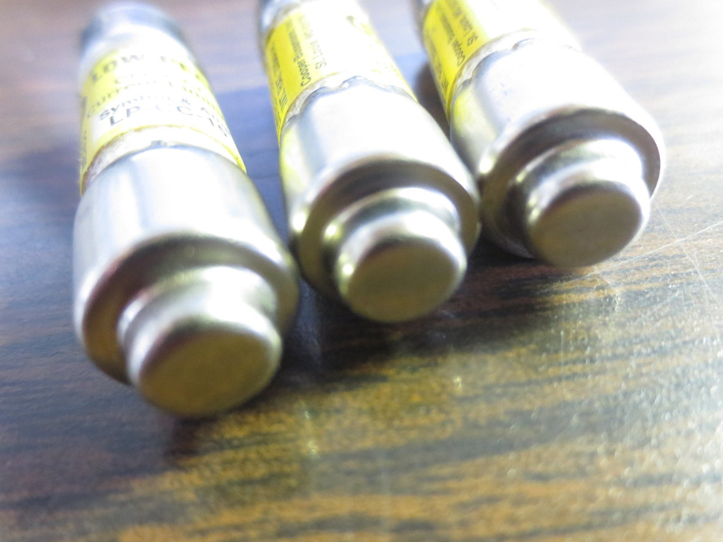 COOPER BUSSMANN LP-CC-15 LOW-PEAK  FUSE - LOT of 3