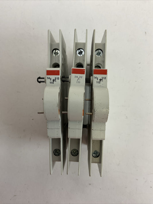 ABB S2C-H6RU AUXILIARY CONTACT (LOT OF 3)