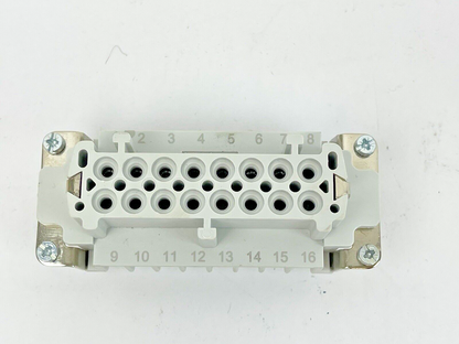 T&B - FS 116 B - THOMAS AND BETTS - FEMALE SCREW TERMINAL INSERT - 16 CONTACT