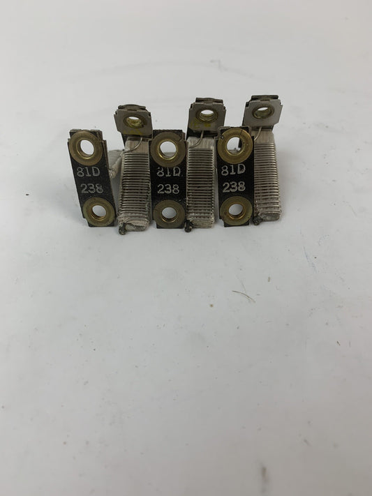 General Electric 81D238 Relay Heater "Lot of 6"