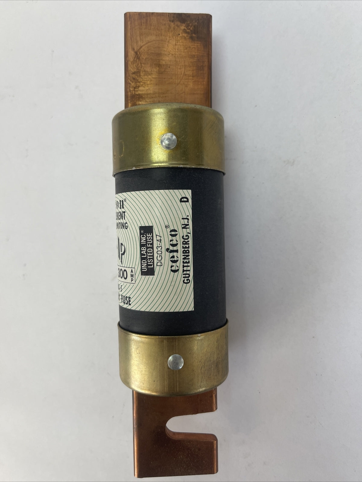 CEFCON LON-R 300 DUAL ELEMENT CURRENT LIMITING CLASS RK-5 FUSE 300AMP 250VAC