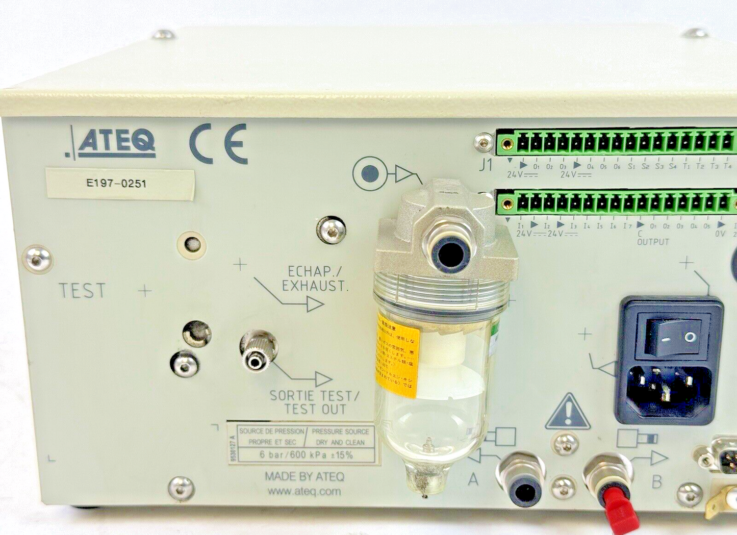 ATEQ - PREMIER G - 9530243 C - G5 COMPACT LEAK DETECTOR/CONTINUOUS FLOW DETECTOR