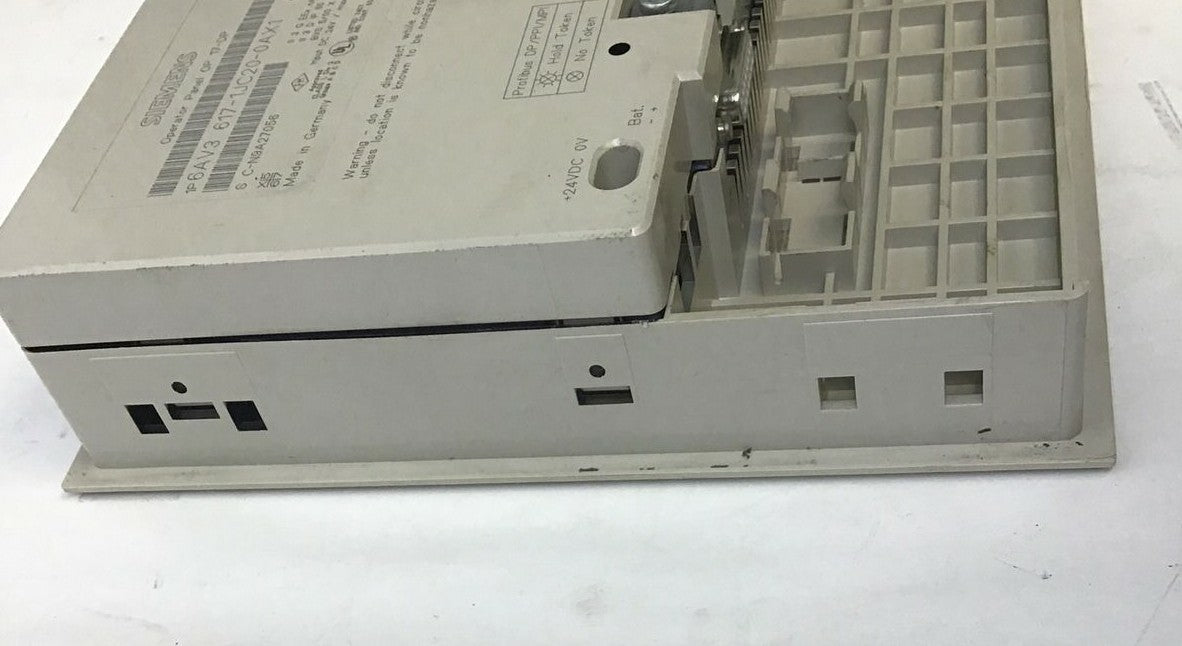 SIEMENS 6AV3 617-1JC20-0AX1 OPERATOR PANEL 24V