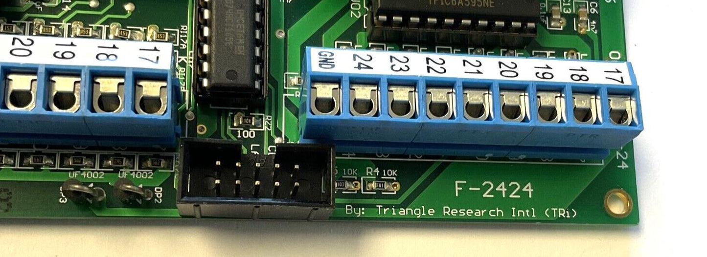 TRIANGLE RESEARCH INTL. F-2424 PCB CIRCUIT BOARD